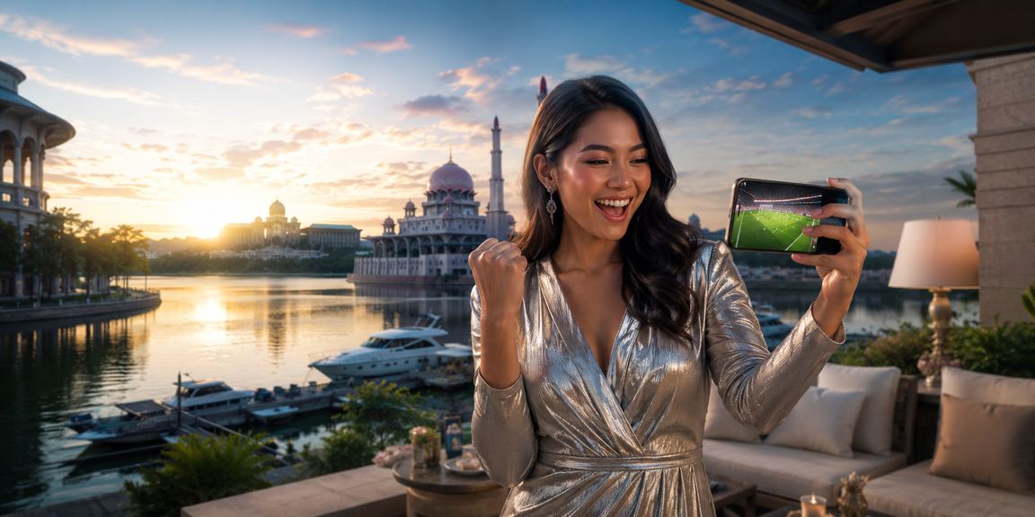 A mobile casino player in Putrajaya accessing Baccarat on a smartphone
